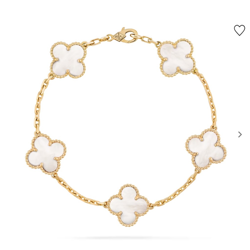 Van cleef 5 motif Alhambra bracelet AUTHENTIC